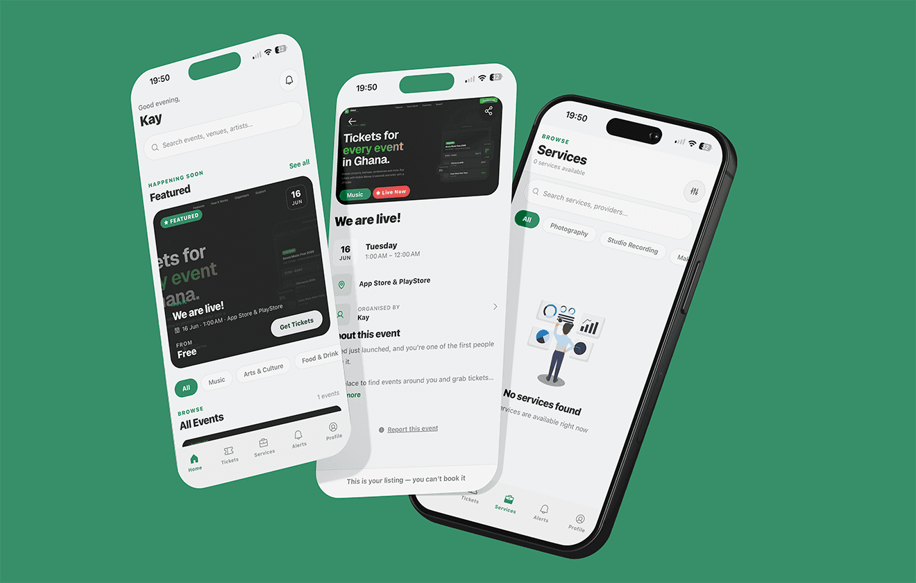 Screenshot of the Gilded mobile app
